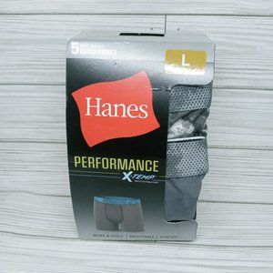 Hanes Boys Tagless Boxer Briefs Perfornance Breathable Size Large (12-14)